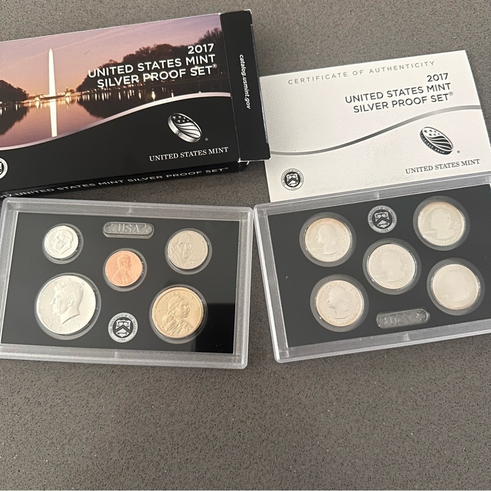 2017 U.S. Mint Silver Proof Set – Complete w/ Box & COA